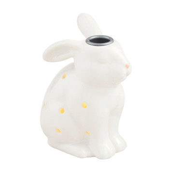 Large LED Bunny Taper Holder