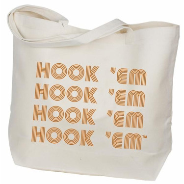 Retro Canvas Tote Texas