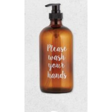 Please Wash Your Hands Soap Dispenser