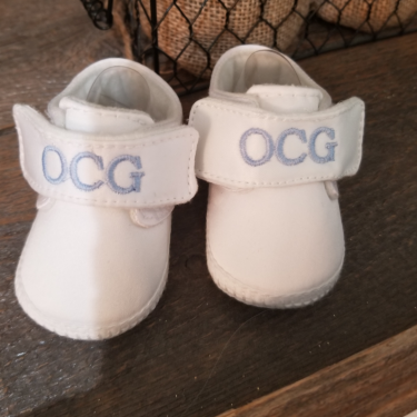 Boys White Satin Oxford Shoe