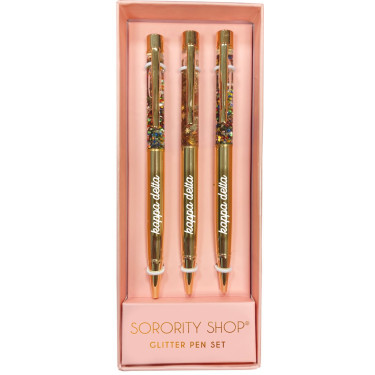 Kappa Delta Glitter Pen Set