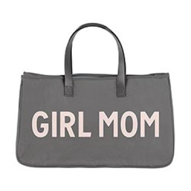 Girl Mom Canvas Tote
