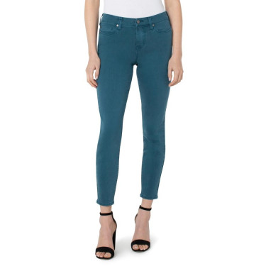 Liverpool Abby Ankle Skinny High Performance Denim Jet Blue