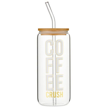 Coffee Crush Glass Cold Brew Tumbler