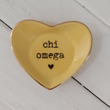 Chi Omega Sorority Ring Dish