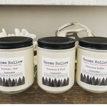 Bourbon+Oak Scented Soy Candle