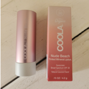 Mineral Liplux® Organic Tinted Lip Balm Sunscreen SPF 30 NUDE BEACH