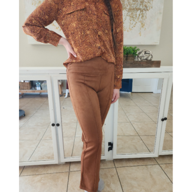 Liverpool Pearl Flare in Penny Brown