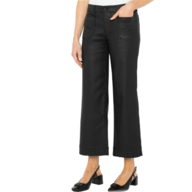 Crop Wide Leg With Patch Pockets 