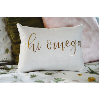 Chi Omega Sorority Pillow 