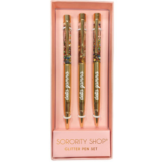 Delta Gamma Glitter Pen Set