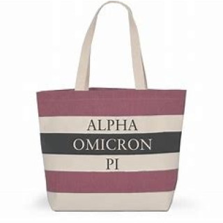 Sorority Bid Day Tote Alpha Omicron Pi