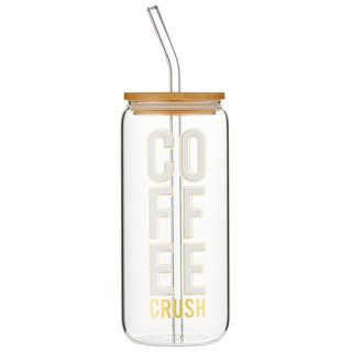 Coffee Crush Glass Cold Brew Tumbler