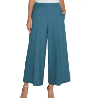 Liverpool Sailor Crop Wide Leg