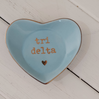 Tri Delta Sorority Ceramic Ring Dish