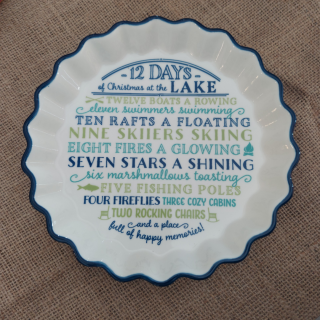 12 Days of Christmas at the Lake Pie Dish