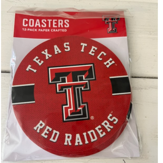 Texas Tech Red Raider Coasters 12pk