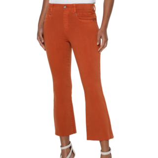 THE GIA GLIDER® CROP FLARE WITH BACK PLEAT