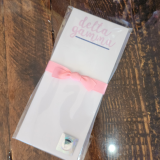 Delta Gamma Skinnie Notepad