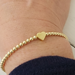 Gold Filled Heart Bracelet
