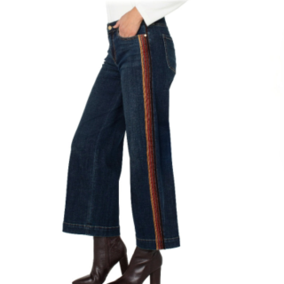 Stride Wide Leg W/ Velvet Trim