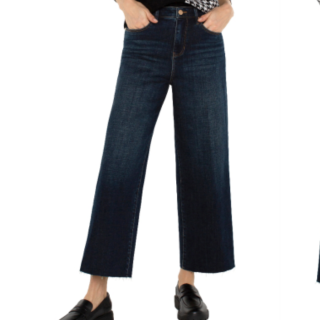 Stride Hi-Rise Crop With Cut Hem