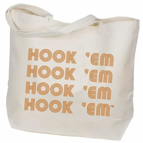 Retro Canvas Tote Texas