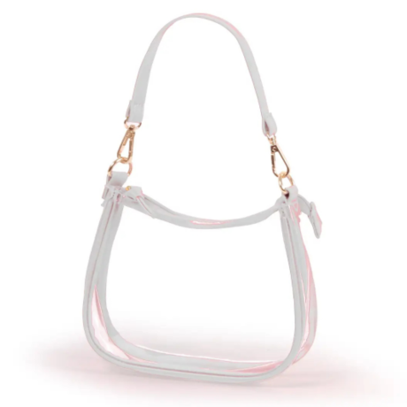 Clara Clear Purse - White