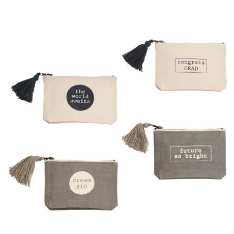 Mud Pie Canvas Catch All Pouch