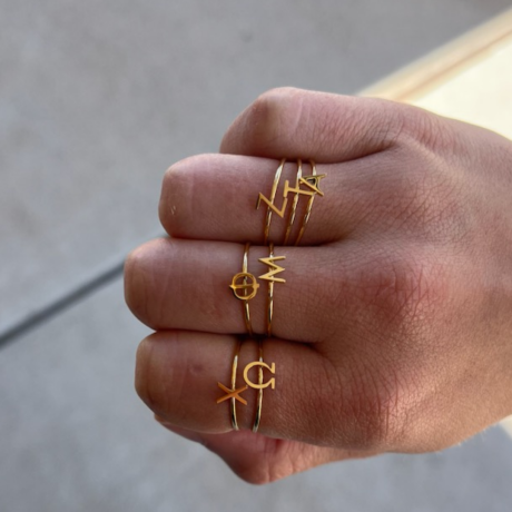 Sorority Stacking Rings