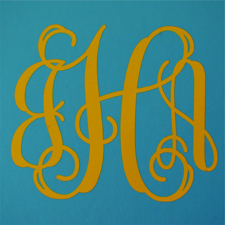 Vinyl Monogram