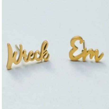 Wreck 'Em Game Day Earrings